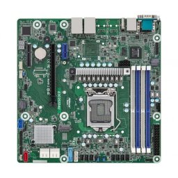 Placa de baza ASRock E3C252D4U, Micro ATX, Intel Xeon E-2300, 32GB DDR4, Gigabit Ethernet, M.2 SATA
