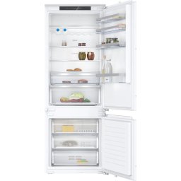 Combina frigorifica incorporabila Neff KB7962FE0, No Frost, 383 l, Clasa energetica E, Home connect, Eco Air Flow, super -congelare, super-racire, iluminare LED, Reglare electronica a temperaturii, afisaj exterior, FreshSense, H 194 cm