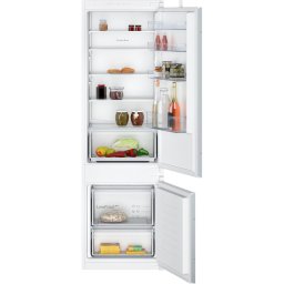 Combina frigorifica incorporabila Neff KI5871SE0 N 30,270 l, Eco Air Flow (circulatie aer), SuperFreeze (cu dezactivare automata), LowFrost (reduce formarea ghetii), clasa energetica E, Alb
