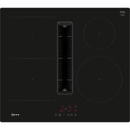 Plita incorporabila cu inductie Neff V56NBS1L0 N 50 si sistem de vetilatie integrat, 4 zone de gatit, 60 cm, TouchControl, Negru