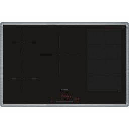 Plita cu inductie Siemens EX845HVC1E iQ700, varioInduction, touchSlider, HomeConnect, Intelligente flexZone, powerBoost, 80 cm