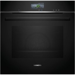 Cuptor electric incorporabil Siemens HS736G3B1 IQ700, Clasa A+, Curatare hidrolitica, catalitica, HomeConnect, FullSteam, cookControlPlus, PerfectRoast, 71 L, Negru
