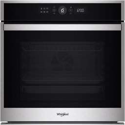 Cuptor incorporabil Whirlpool WOI4S8CM1SXA, Electric, 73 l, Autocuratare catalitica, Tehnologie al 6-lea simt, Casa A+, Negru/Inox