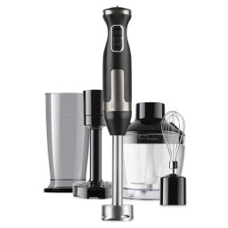 Set blender manual cu tije Black + Decker, BXHBA1500E, 1500W, Inox