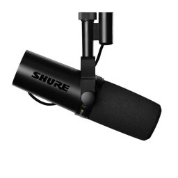 Microfon dinamic Shure SM7Db, preamplificator integrat, frecvente largi, negru