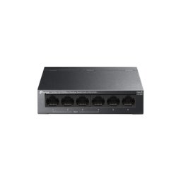 Switch TP-LINK LS106P, 6 porturi RJ45, 4 porturi PoE+, 65 W, Viteza Transfer LAN 100 Mbps