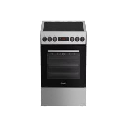 Aragaz Indesit IS5V8CSX/P, Tip plita ceramica, Tip cuptor electric, Otel inoxidabil, Latime 50 cm, Gratar, Adancime 60 cm, 55 L, Inox
