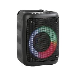 Boxa portabila Rebeltec STAGE 180, 18 W, Bluetooth, LED multicolor, Autonomie 7 ore, Negru