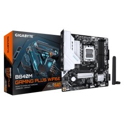 Placa de baza GIGABYTE B840M GAMING PLUS WIFI6E, AMD B840, Socket AM5, mATX