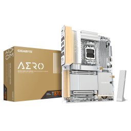 Placa de baza GIGABYTE X870E AERO X3D WOOD, AMD X870E, AM5, ATX, DDR5