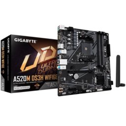 Placa de baza Gigabyte A520M DS3H WIFI6E, AMD A520, socket AM4, mATX