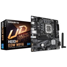 Placa de baza GIGABYTE H610M D3W WIFI6 DDR5, Intel H610, LGA 1700, mATX