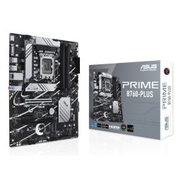 Placa de baza Asus Prime B760-PLUS, LGA1700, 4x DDR5, DisplayPort, HDMI, VGA, 2x PCIe x16, 2x PCIe x1, 3x M.2, 4x SATA 6Gbps, 2.5Gbps LAN, ATX