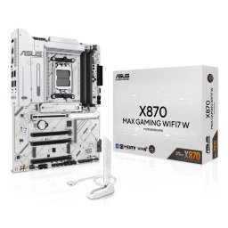 Placa de baza ASUS X870 MAX GAMING WIFI7 W, AMD X870, AM5, ATX, DDR5
