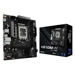 Placa de baza ASROCK H810M H, Intel H810, LGA 1851, mATX, DDR5