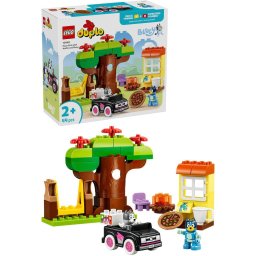 Set de constructie LEGO® DUPLO® Bluey Muffin si Blue, fetele care aduc pizza 10469, Jucarii pentru Copii de 2+ ani, Jucarii pentru Fete si Baieti, Jocuri Educative