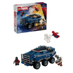 Set de constructie LEGO® ǀ Marvel Urmarire cu Omul Paianjen si masina inchisorii 76349, Jucarii pentru Copii, Jucarii pentru Baieti si Fete, Masina de Jucarie, Idee de Cadou pentru Copii