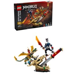 Set de constructie LEGO® NINJAGO® Batalia de la Sabia Dragonului 71871, Jucarii pentru Copii, Jucarii pentru Baieti si Fete, Idee de Cadou pentru Copii