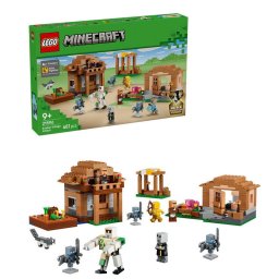 Set de constructie LEGO® Minecraft® Atacul Evocatorilor asupra satului 21596, Jucarii pentru Copii, Jucarii pentru Baieti si Fete, Idee de Cadou pentru Copii