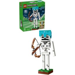 Set de constructie LEGO® Minecraft® Scheletul 21594, Jucarii pentru Copii, Jucarii pentru Baieti si Fete, Idee de Cadou pentru Copii