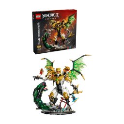 Set de constructie LEGO® NINJAGO® Impresionanta batalie a dragonului 71872, Jucarii pentru Copii, Jucarii pentru Baieti si Fete, Idee de Cadou pentru Copii