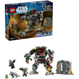 Set de constructie LEGO® Star Wars™ Lupta cu droidul de la Palatul Huttului 75451, Jucarii pentru Copii, Jucarii pentru Baieti si Fete, Idee de Cadou pentru Copii, 415 piese