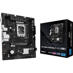 Placa de baza ASRock H610M-HVS/M.2 D5 GEN5, Intel H610, Socket LGA 1700, mATX, DisplayPort, HDMI