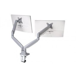 Suport TV / Monitor Kensington K55471EU One-Touch, de birou, reglabil, pentru 2 monitoare, compatibil 13-32 inch, Argintiu