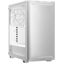 Carcasa PC Be quiet! Pure Base 501 Airflow, Panou lateral din sticla securizata, Middle Tower, Fara sursa, 6 ventilatoare compatibile, 2 incluse, Alb