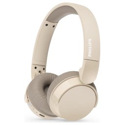 Casti Stereo Wireless Philips TAH3209BG/00, Bluetooth, Autonomie 25 ore, Pliabile, Supra-auriculare, Bej
