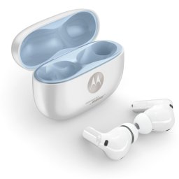 Casti True Wireless In-Ear Motorola moto buds 2 Plus, Bluetooth 6, IPX54, ANC, Microfon, PANTONE Alb