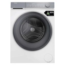 Masina de spalat rufe Haier, X7,10 kg, 1400 rpm, DM, A, ECO wash, ABT, Dual spray, hOn, micro abur, Baby Care si Allergy Care, Alb