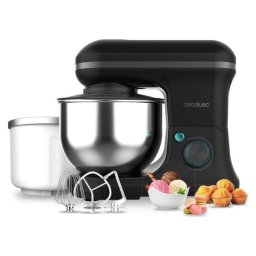 Robot de bucatarie-mixer planetar Cecotec Cecomixer Merengue 5L 1200 Inghetata, 1200W, 6 viteze, Negru