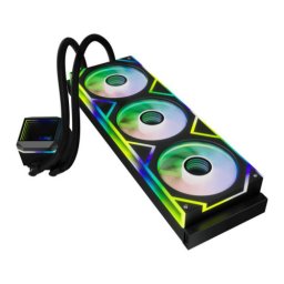 LEVANTE II 360 RGB LED 3 x 120 mm Negru