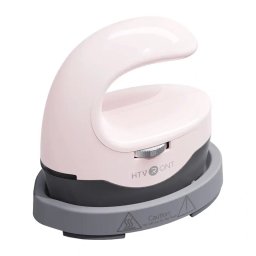 HTVRONT HPM02 Mini4 Presa de transfer termic (roz)