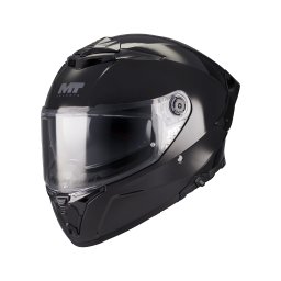 Casca MT Helmets Thunder 4 R SV Pure - Integrală, negru lucios, Pinlock și ochelari soare incluși