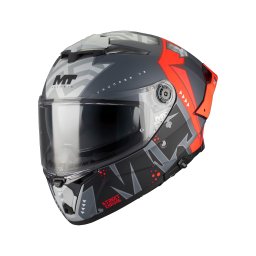 Casca MT Helmets Thunder 4 R SV Canvas - Integrală, rosu mat, Pinlock și ochelari soare incluși