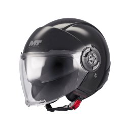 Casca MT Helmets Viale SV S Pure - Integrală, negru, Ochelari soare incluși