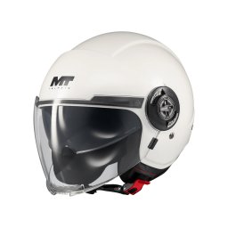 Casca MT Helmets Viale SV S Pure - Integrală, alb, Ochelari soare incluși