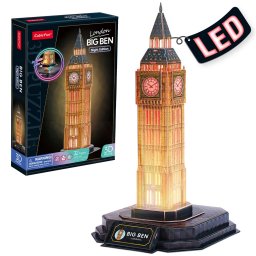 Cubicfun - puzzle 3d big ben editie luminoasa 32 piese