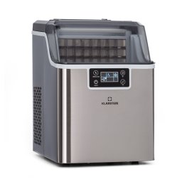 Klarstein Chios, aparat de făcut cuburi de gheață, 20 kg/24 h, Auto-Clean, rezervor de apă de 3,2 litri (ICE4-Chios-SS)