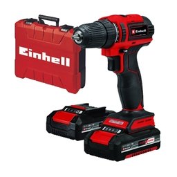 Einhell - TE-CD 18/40 Li BL PXC - Masina de gaurit si insurubat cu 2 acumulatori si incarcator, Li-Ion, 18 V, 2 Ah, 40 Nm, valiza plastic