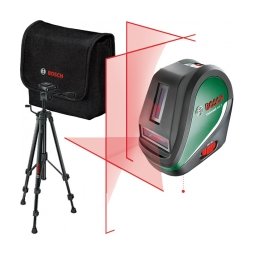Bosch - UniversalLevel 3 - Nivela laser cu linii si puncte, 3 linii laser, 10 m, 1 punct laser, 10 m, 0.5 mm/m, trepied