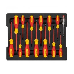 Bosch - 1600A02NF9 - Set surubelnite cu profil mixt, 14 bucati, izolatie 1000 V