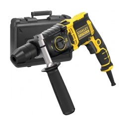 Stanley - FMEH850K - Masina de gaurit cu percutie, 850 W, mandrina rapida, 13 mm, valiza plastic