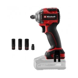 Einhell - TP-CW 18/260-C Li BL PXC - Masina de insurubat cu impact fara acumulatori si incarcator, Li-Ion, 18 V, - Ah, patrat 1/2 inch, 260 Nm, -, accesorii