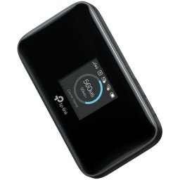 Router Wireless Portabil TP-LINK M7750 4G LTE, Cat 12 viteza pana la 600 Mbps, Micro SD, baterie 3280mAh, Black