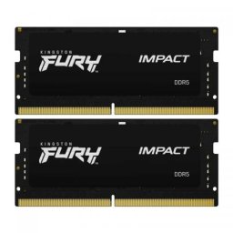 Kit Memorie RAM SO-DIMM Kingston Fury Impact 64GB KF548S38IBK2-64, DDR5-4800Mhz, CL38, Dual Channel