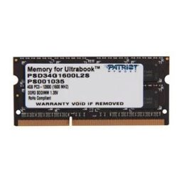 Memorie laptop Signature 4GB DDR3, 1600 MHz, CL 11, SODIMM, NonECC, Ultrabook