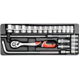Trusa de Scule YT-12671, 25 piese, 1/2